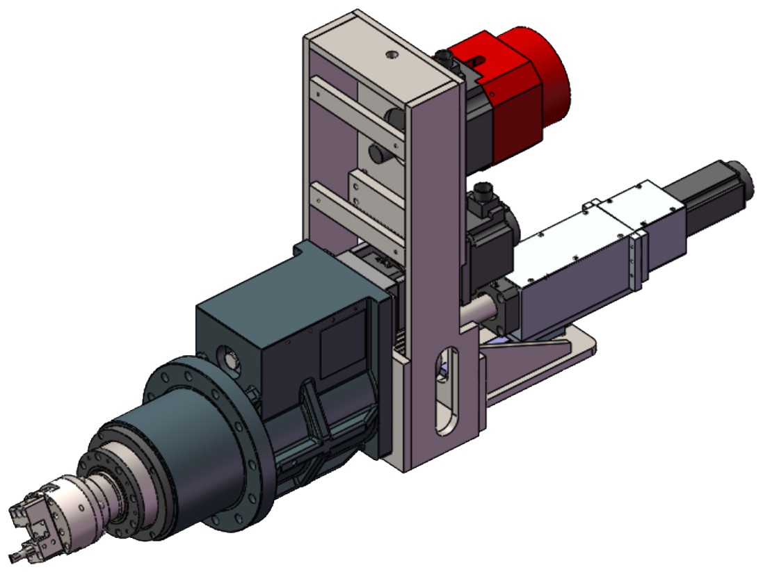 三軸伺服聯動式螺紋車削動力頭-愛企查